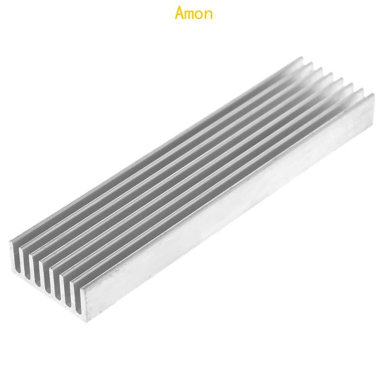 Amon 100x25x10mm Cooling Fin หม้อน้ําระบายความร้อนสําหรับ Cooling GPU IC Chips VRAM VGA