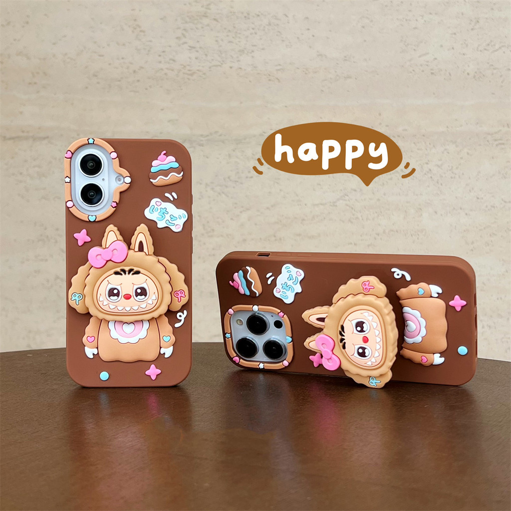 เคส iPhone ซิลิโคนอ่อนนุ่มสําหรับ iPhone16 ProMax, iPhone15 ProMax, iPhone14 ProMax, 13ProMax, ขาตั้