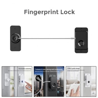 ELENX Smart Lock Cabinet Locker ลายนิ้วมือ ล็อคตู้ดิจิตอล - FQ20