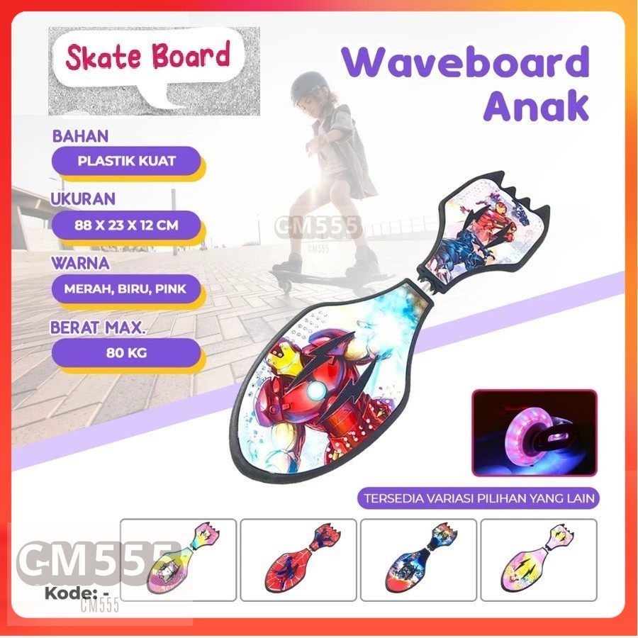 WAVE SKATEBOARD ROCKING SNakeboard
