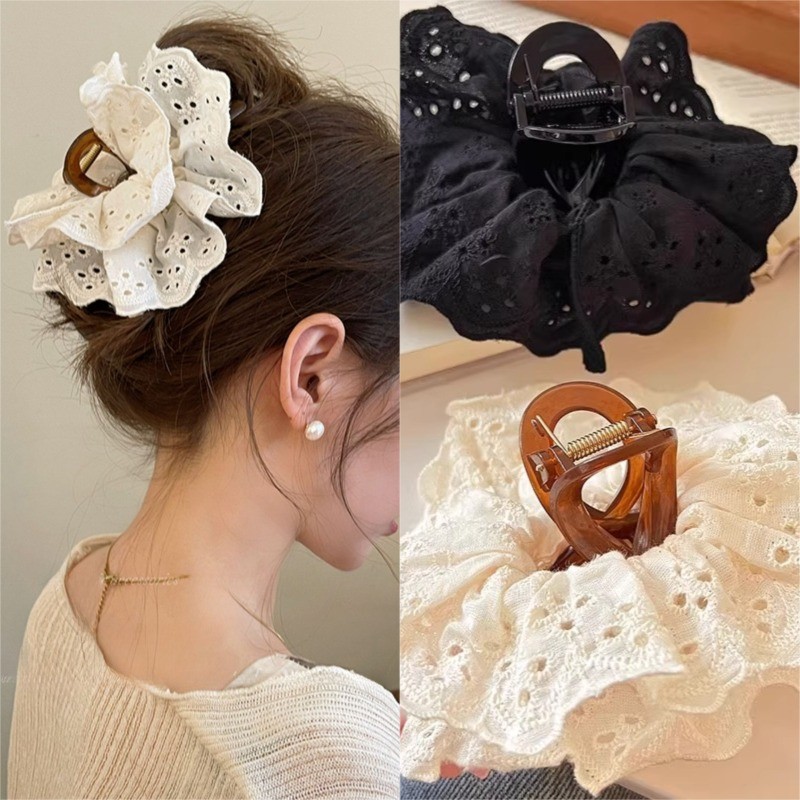 Women Fairy Lace Ballet Hairpin Headwear Hair Accessory - รูปที่ 6