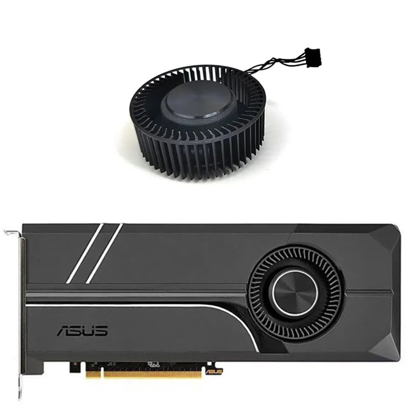 ASUS 65 มม.4PIN PLB06625B12H DC12V 1A GTX 1080 GPU พัดลม ASUS TURBO GTX 1060/1070/1070ti/1080ti กราฟ