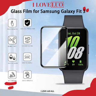 ฟิล์มแก้วนิรภัย for Samsung Galaxy Fit 3 3D ความละเอียดสูงป้องกันหน้าจอ Hydrogel for Smartwatch Samsung Galaxy Fit 3