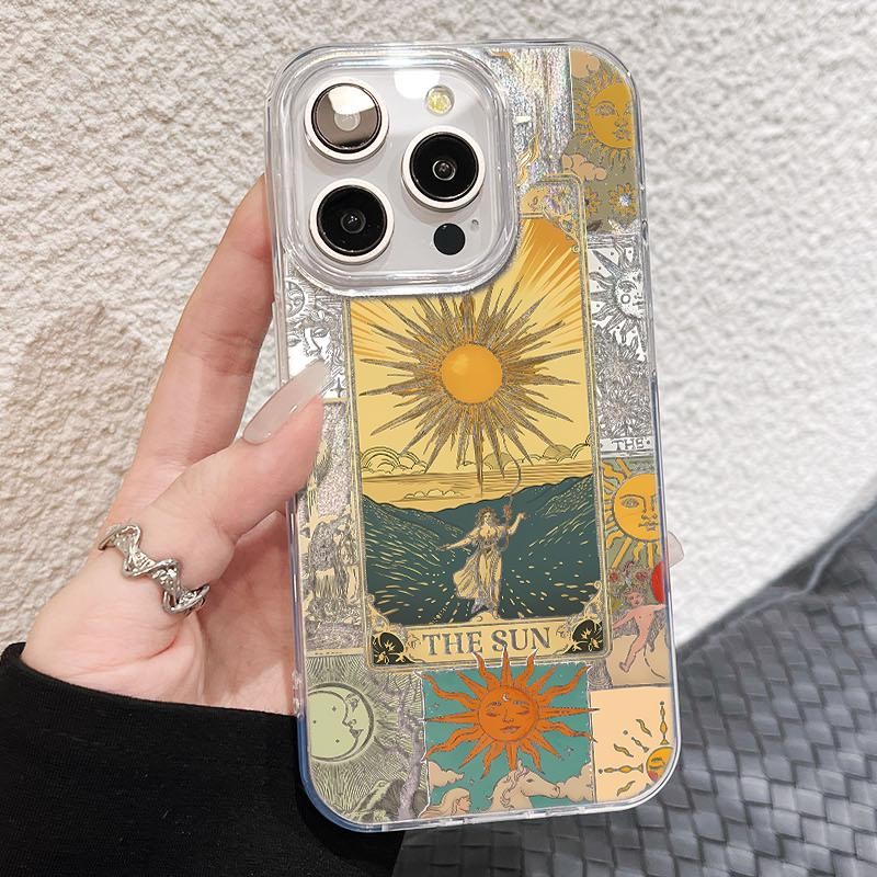 ภาพจิตรกรรมฝาผนังเทพธิดาสําหรับ ไอโฟน16 15 14 13 12 11มือโปร สูงสุด เอ็กซ์อาร์ 8 7 บวก ป้องกันหน้าจอปลอกกันกระแทก