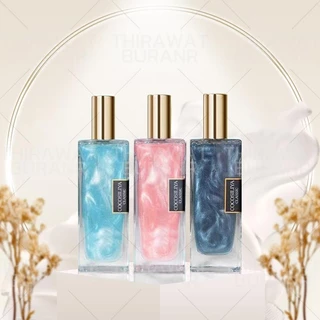 【ผสมและจับคู่ 2 แถม 1 】3pcs 50ml COCOSILIYA Glitter น้ำหอม Unisex หรูหรา ติดทน เขย่าก่อนฉีด โรลออน ผิว ดอกกุหลาบ