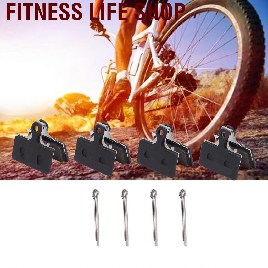 Fitness Life Shop ผ้าเบรคเบรกจักรยานที่มีความเสถียรเสียงเรซินต่ำดิสก์การกระจายความร้อนสำหรับ XT SLX 
