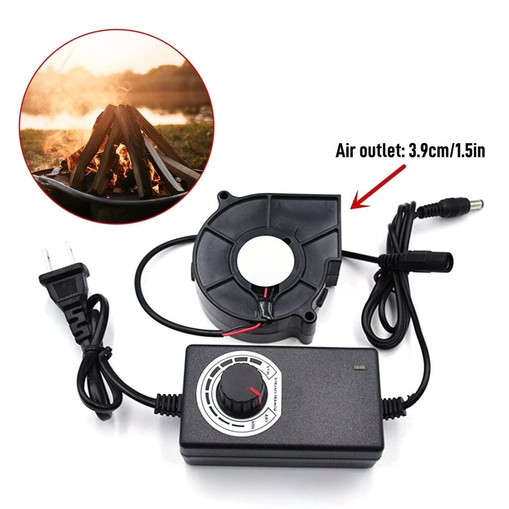 ⚡Tongjan Boonma การรับประกัน 1 ปี พัดลมหอยโข่ง เทอร์โบ ปรับรอบได้ 12V DC กับอะแคปเตอร์ ที่ปรับได้ ลมแรง ทนทาน พกพาสะดวก - รูปที่ 2