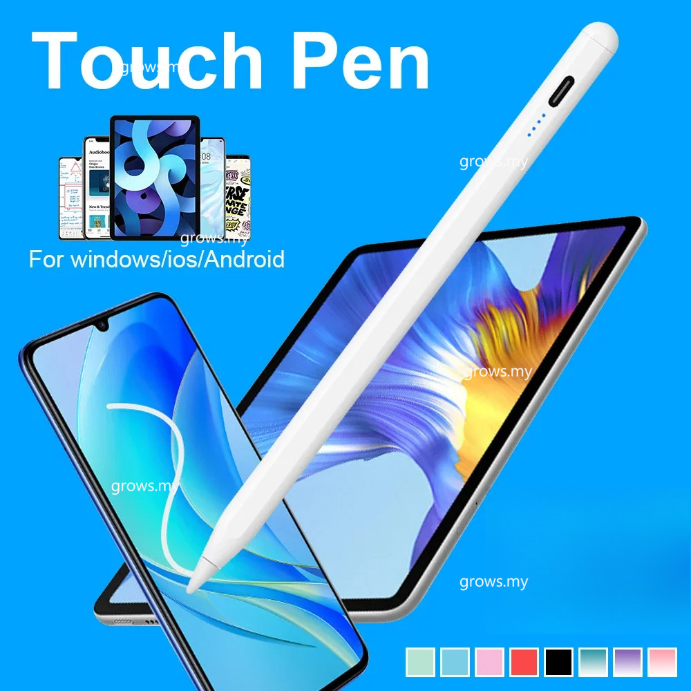 Active Stylus ปากกาสําหรับ Xiaomi Redmi Pad 2 Pad2 11 นิ้ว 2025, Redmi Pad SE 4G 8.7 นิ้ว, Poco Pad 5G 12.1 นิ้ว, รองรับ Redmi Pad 6 5 6s Pro, ใช้ได้กับ iOS/Android โทรศัพท์แท็บเล็ต