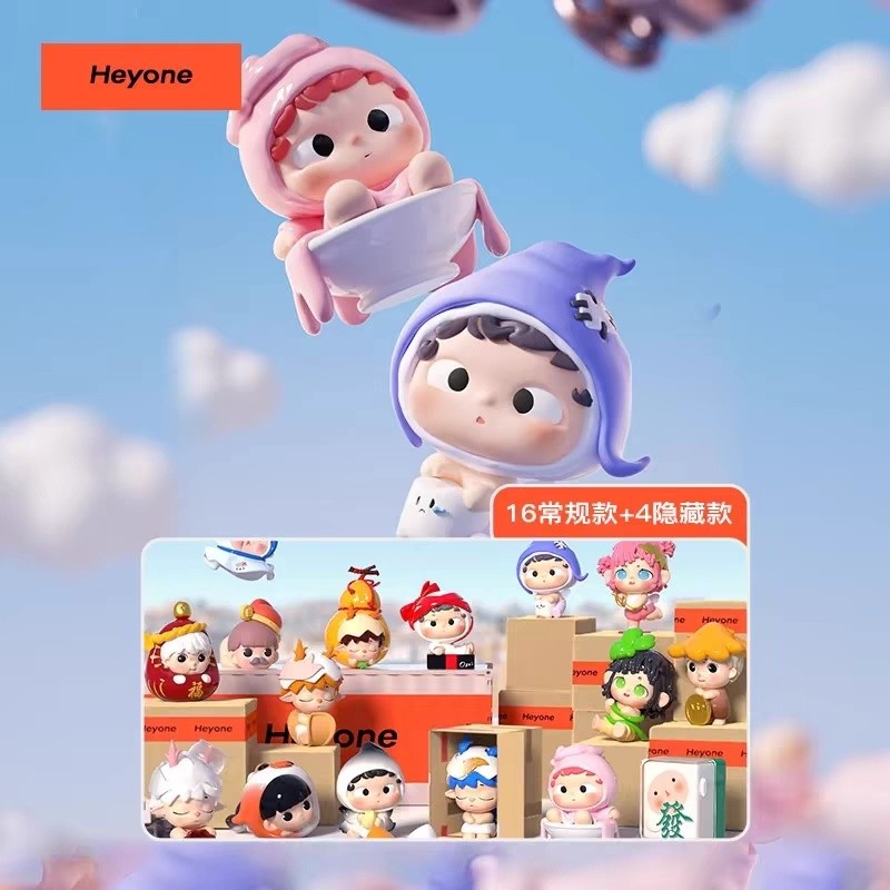 เล่นสีดํา OZAI OZAI โชคดี Mini Manufacturing Bureau น่ารักอนุภาคน่ารัก Series Mystery กล่องตกแต่งสาว