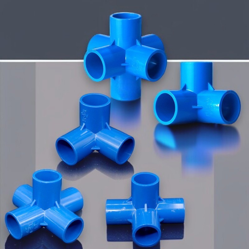 ข้อต่อ PVC สามทาง สี่ทาง ขนาด 20mm./25mm./32mm. ข้อต่อสี่ทางตั้งฉาก #R-0033 - รูปที่ 5