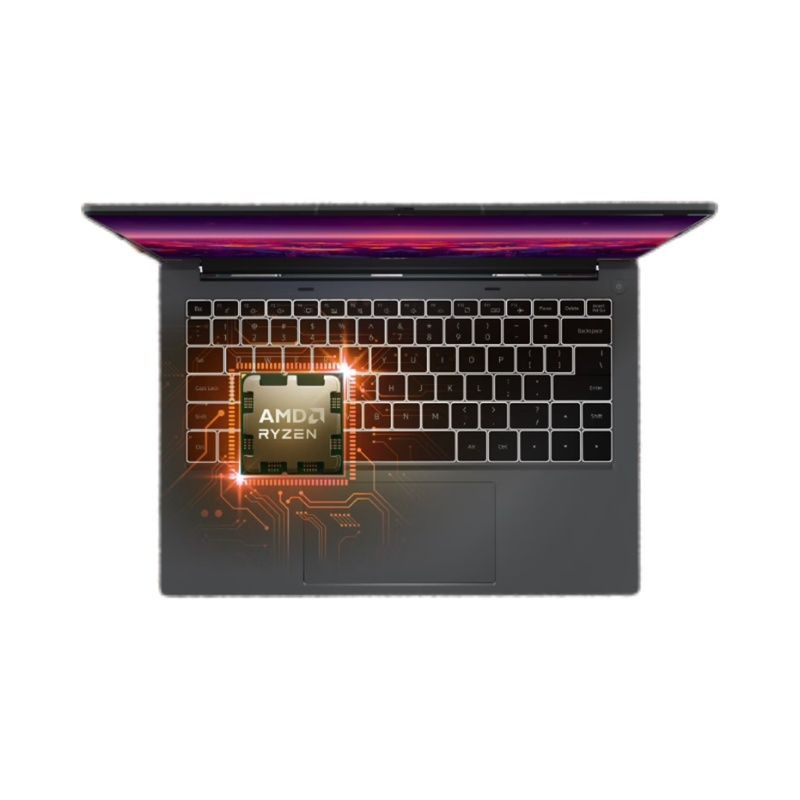 Acer Legend GoAI14R7-8845H780M Core Display 100% ช่วงสี sRGB สมาร์ทโน้ตบุ๊กบางและเบา