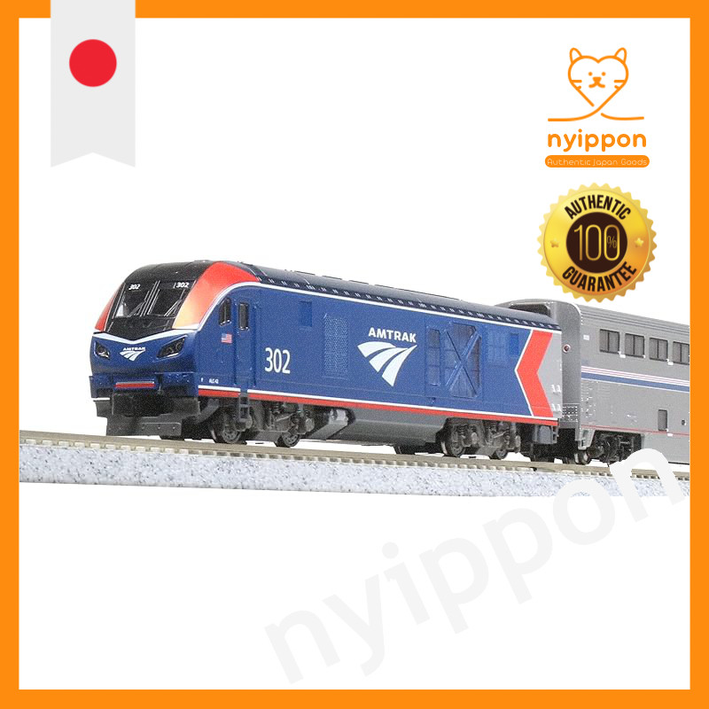KATO N Gauge Amtrak ALC-42 & Superliner 4-Car Set Model Train Vehicle Set 10-1788