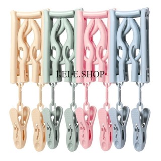 ไม้แขวนเสื้อพกพาพับได้ การเดินทางเพื่อธุรกิจ โรงแรม การเดินท…