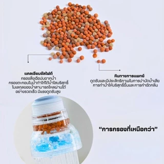 หัวต่อก๊อกน้ำ (มีหินกรองน้ำ) หัวต่อกันน้ำกระเด็น ก๊อกต่อหมุนได้ 360 องศา หัวกรองน้ำ ก๊อกกรองน้ำ