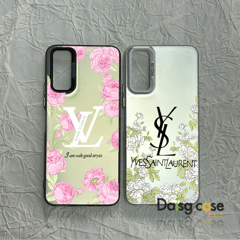 สำหรับ Vivo Y200 Y20 Y20s Y12s Y12A Y17 Y12 Y15 Y11 Y12i Y15A  ดอกไม้สีขาวสีเขียวโทรศัพท์วิโว่ V40 V40PRO Y18 Y18s Y18E