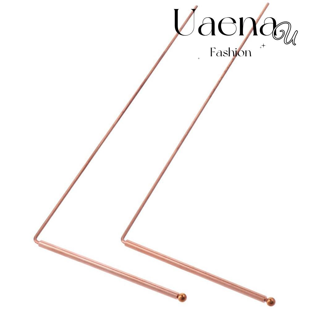 UAENAU 2 ชิ้น Dowsing rods, ทองแดงบริสุทธิ์ 99.9% ทองแดง Ghost อุปกรณ์ล่าสัตว์, เครื่องมือล่าสัตว์ผี แท่งตรวจจับโลหะ การล่าสัตว์ผี