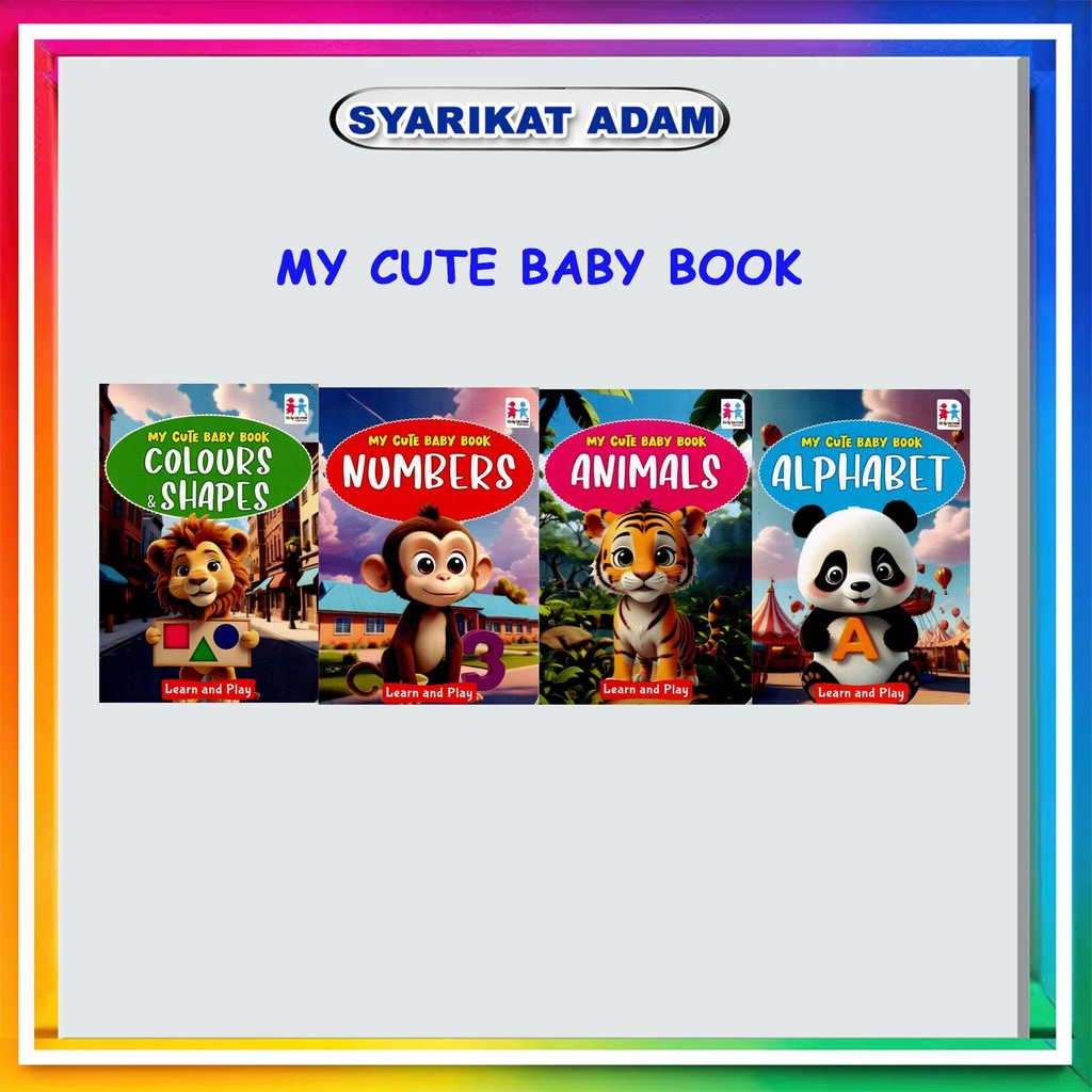 [ADM] MY CUTE BABY BOOK - LEARN AND PLAY