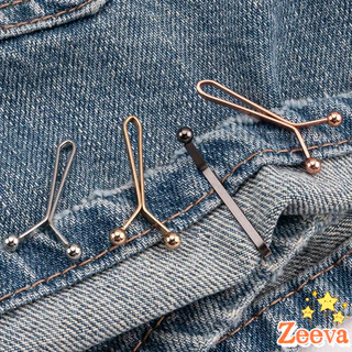 8ชิ้น/set คลิปกิ๊ฟยึดเอว แบบโลหะเพื่อลดขนาดเอว DIY ปรับรอบเอว / ขากางเกง waist invisible clip