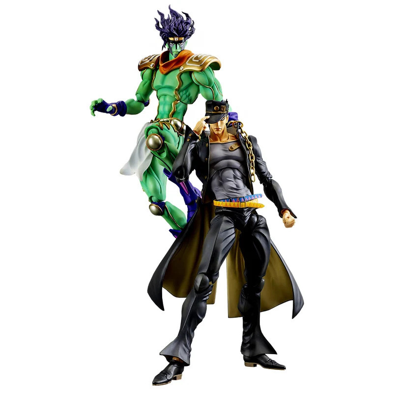 JOJO Anime figure Kujo Jotaro Standing posture action figure Kujo Jotaro Large figurine PVC Model To