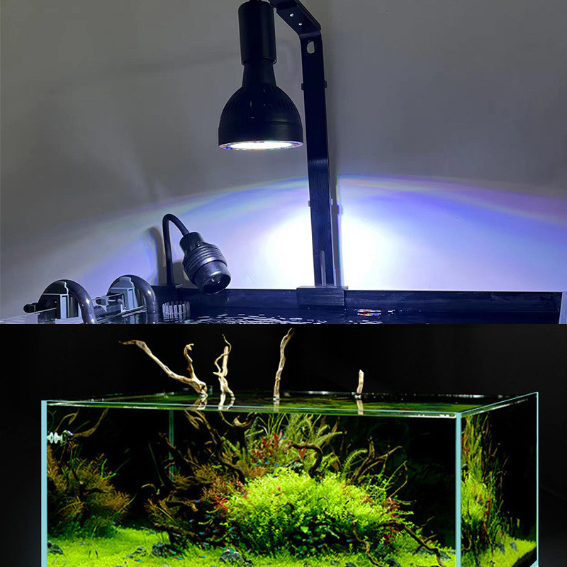 Full Spectrum Aquarium Light Fish Tank Light Stream Concentrate E27 สกรูถังปลา Burst โคมไฟสาหร่าย Aquarium ถังหญ้าเลียนแบบ Sun
