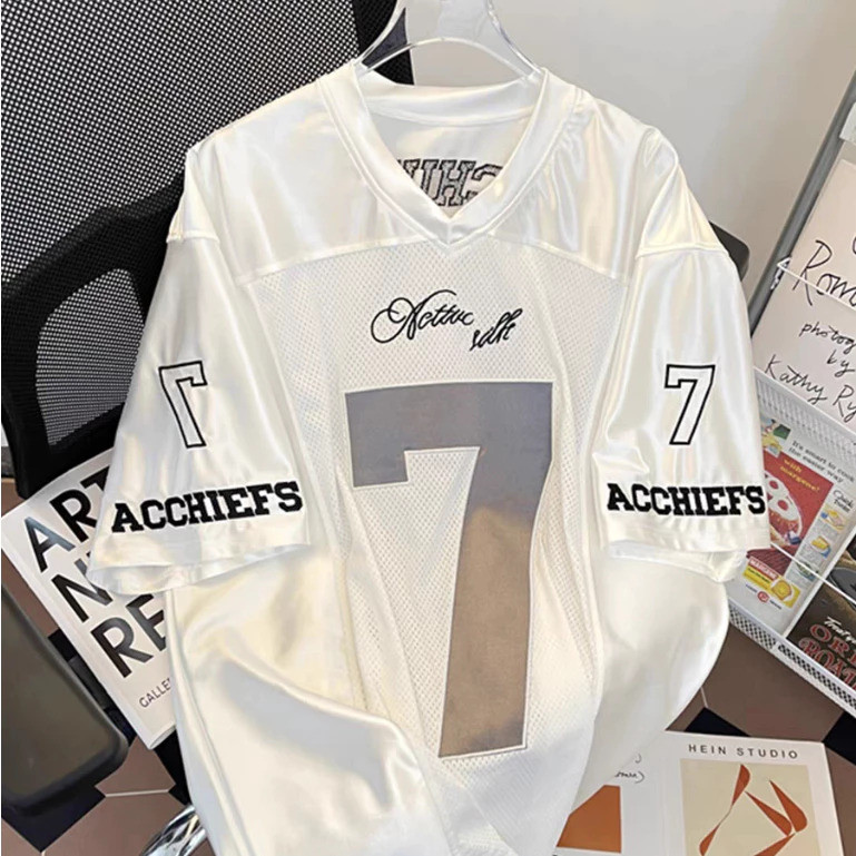 เสื้อแข่ง ACCHIEFS NO. 7 UNISEX COOL MATERIAL SPORTS T-SHIRT เสื้อยืดลําลอง