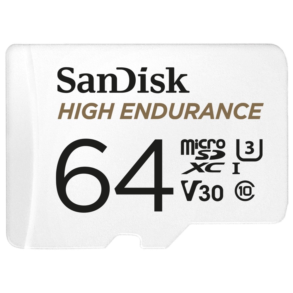 SANDISK High Endurance Micro SDcard แท้ 64/128GB (100/40MB) UHS-I Class10 U3 V30 Memory card กล้อง ว