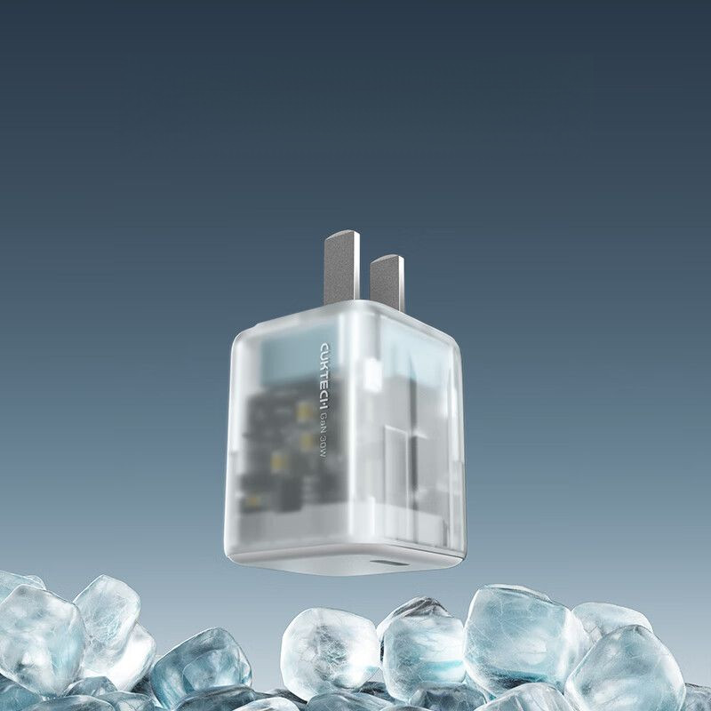 ที่ชาร์จ CUKTECH 30W GaN Apple PD ควบคุมอุณหภูมิอัจฉริยะ เข้ากันได้กับการชาร์จเร็ว เหมาะสำหรับ Apple