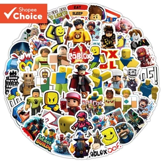 สติกเกอร์ ลายกราฟฟิตี้ Roblox สําหรับติดตกแต่งหมวกกันน็อค จักรยาน 100 ชิ้น