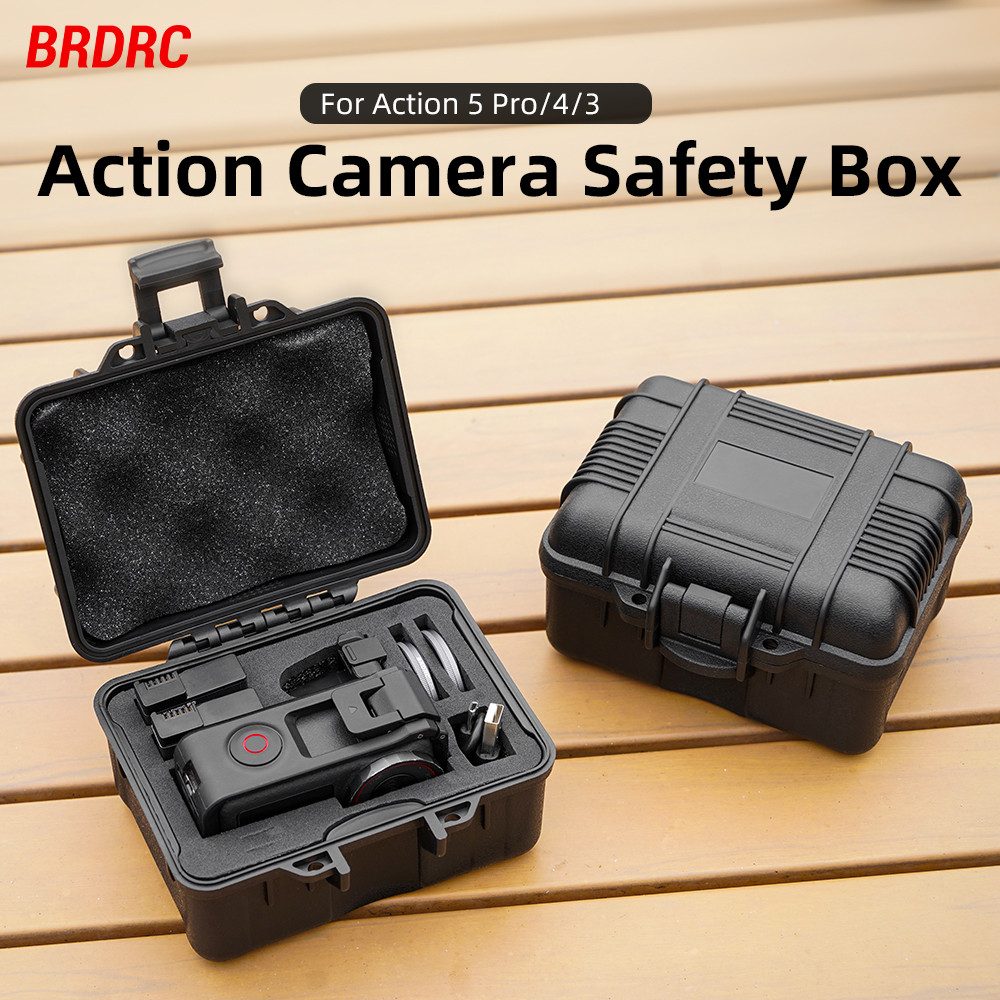 สําหรับ DJI Osmo ACTION 5 Pro กล่องเก็บกล่องนิรภัยมือถือ ACTION 3/4 อุปกรณ์เสริมสําหรับกล้องกระเป๋าเดินทาง