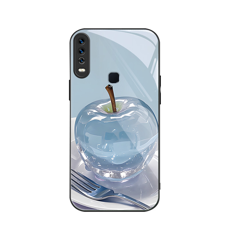 สําหรับ Vivo Y17& Vivo Y3& Vivo Y3s , Crystal apple, บุคลิกภาพอินเทรนด์, เคสป้องกันโทรศัพท์ป้องกันกา