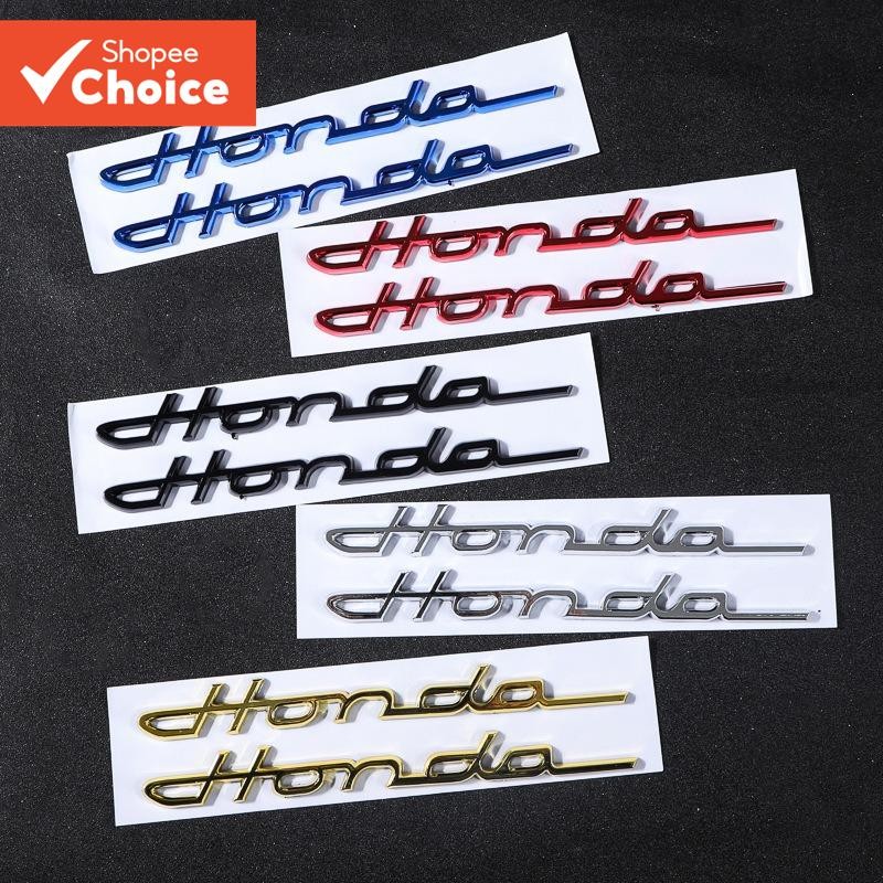 2 ชิ้น Honda Emblem Latina Fon Universal Latina Honda Badge สติ๊กเกอร์รูปลอก