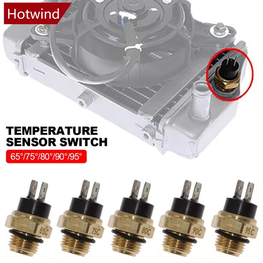 HTT M16 65/75/80/90/95 ทองแดงรถจักรยานยนต์ Water Temp Sensor หม้อน้ํา Coolant พัดลมอุณหภูมิน้ํา Thermostat สวิทช์