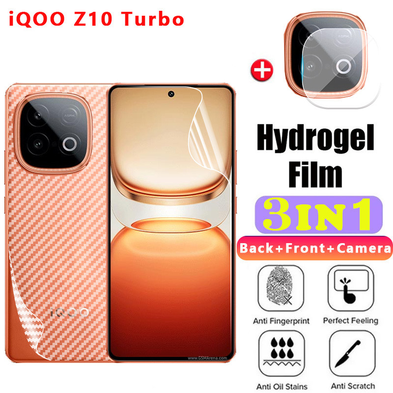 สําหรับ iQOO Neo 10 Z11 Z10 Turbo Pro 5G 2026 ฟิล์มไฮโดรเจลป้องกันหน้าจอกล้องเลนส์กระจกใสสําหรับ Z11Turbo iqooZ10Turbo Z 10 Z10TurboPro Neo10 กลับฟิล์ม