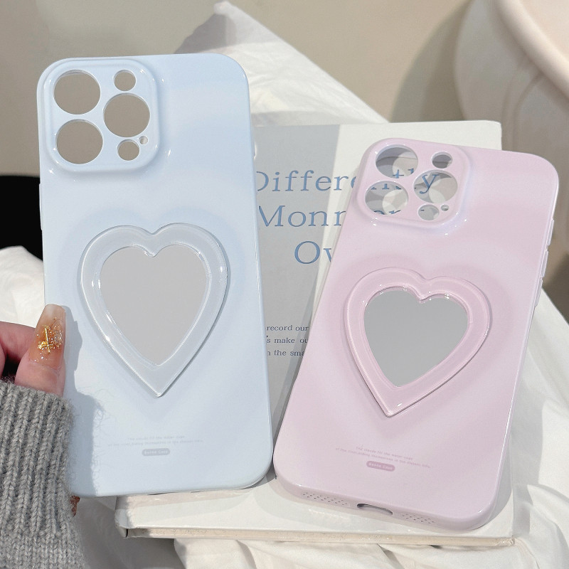 Love Mirror iPhone 13 17 Pro Max 16 Pro Max 15 Pro Max 13 Pro Max 14 Pro Max 12 Pro Max 16 Pro case iPhone 17 16 15 14 12 17 Pro 16 plus 15 Pro 14 Pro 13 เคสโปรกันกระแทก