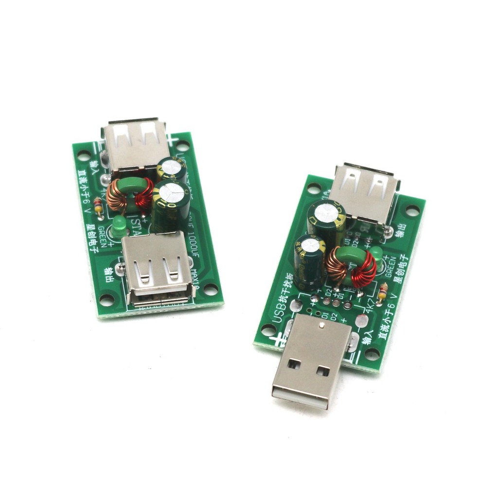 DC5V USB Filter Board USB Anti-interfiration Filter Noise Eliminator สําหรับเครื่องขยายเสียงคอมพิวเตอร์ PC เพลง USB Purification