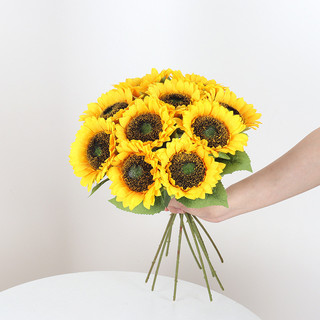 50cm ดอกทานตะวันปลอม ดอกไม้ประดิษฐ์ ของขวัญวันแม่ วันครู แต่งบ้าน ร้าน สวยสมจริง ต้นใหญ่ พร้อมก้านยาว