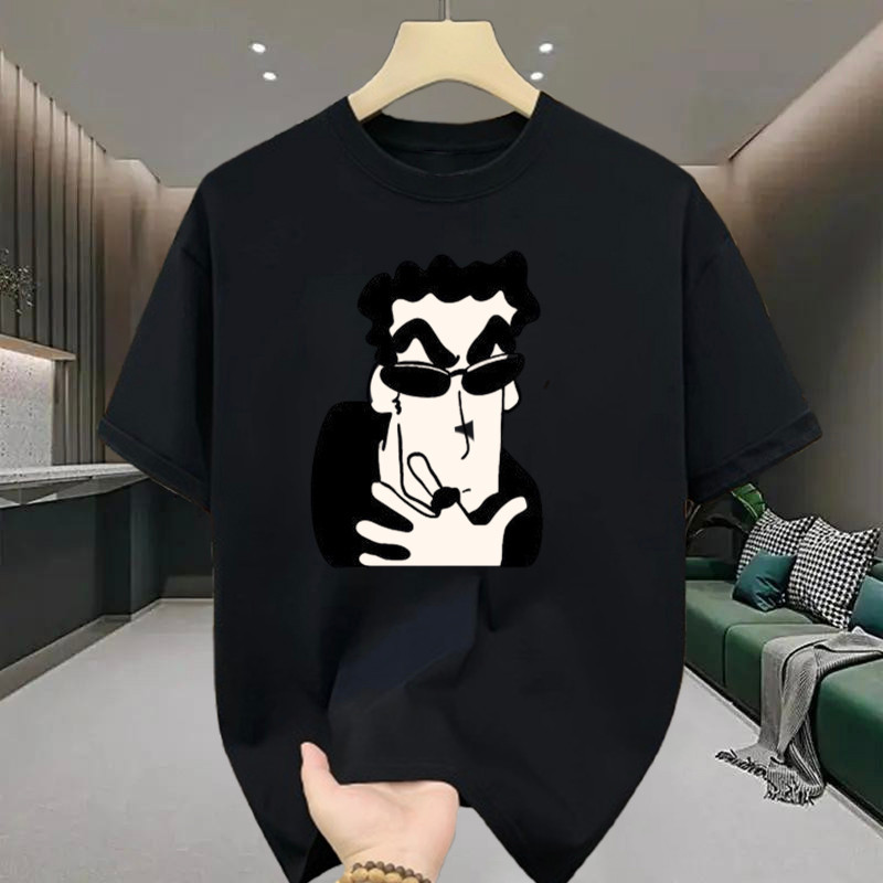 เสื้อยืดคู่รัก เสื้อยืดคู่กับแฟน คอกลม-แขนสั้น เสื้อคู่ สกรีนลายการ์ตูน oversize แฟชั่นฮิตเท่ๆ - รูปที่ 6