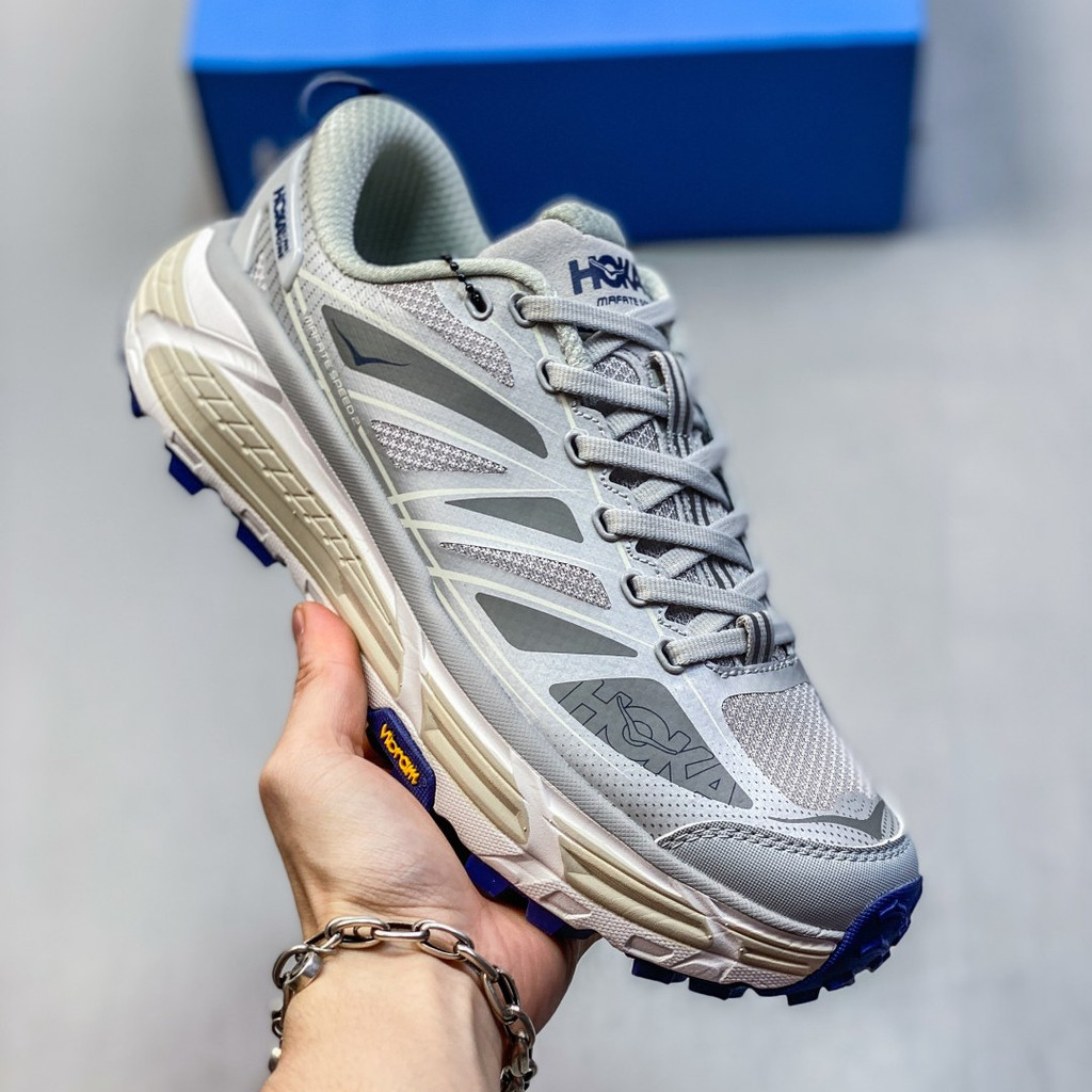HOKA ONE ONE MAFATE SPEED 2 รองเท้าวิ่งสําหรับผู้ชายและผู้หญิงมืออาชีพพื้นรองเท้าหนา