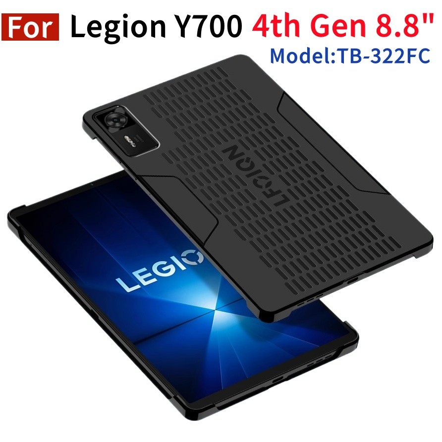 สําหรับ Lenovo LEGION Y700 2025 กรณี 4th Generation 8.8 นิ้ว TB322FC เกราะป้องกันนุ่มปกหลังสําหรับ Y700 Gen 4 8.8 