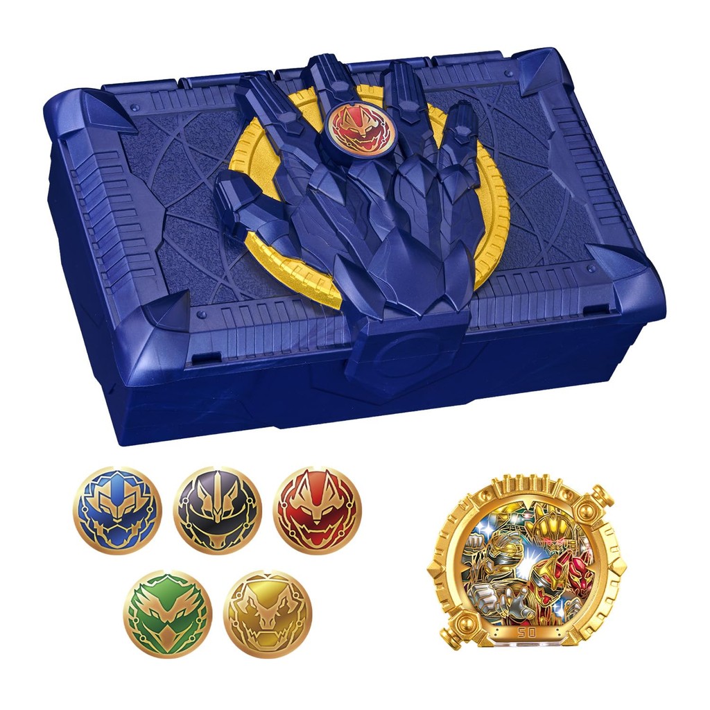 BANDAI Number One Sentai Gokai-jer DX Sentai Ring Set: Abaranger & Ninninger, Car Ranger & Kirameige