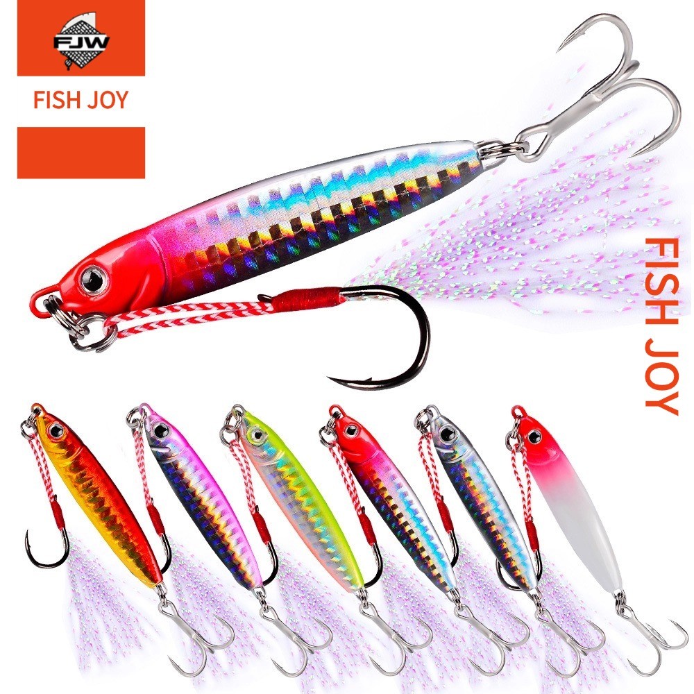 F192 ​​เหยื่อปลอมแผ่นเหล็ก​ สี UV สะท้อนแสง​ ​กระโดดน้ำ 15 องศา​ ​เสียงคลื่นเสียงสูง