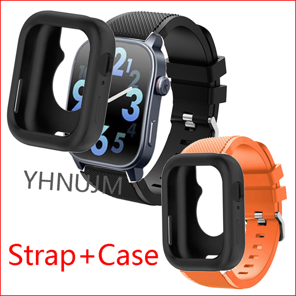 สาย เคส Kieslect KS3 elite สมาร์ทนาฬิกากรณีเปลือกป้องกันกันชนสําหรับ ไคล์ค KS 3 สมาร์ทวอทช์สายซิลิโค