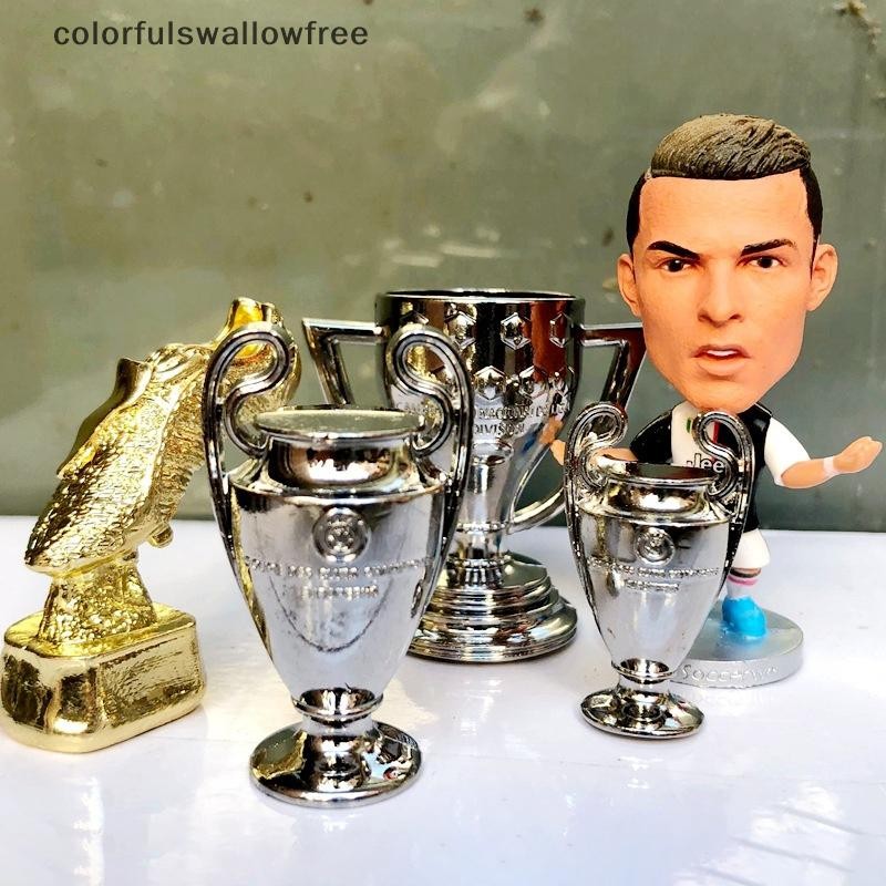 Colourswallowfree Uefa Champions League Football Cup Jewelry Uefa Europa League Match Prize Mini Zin