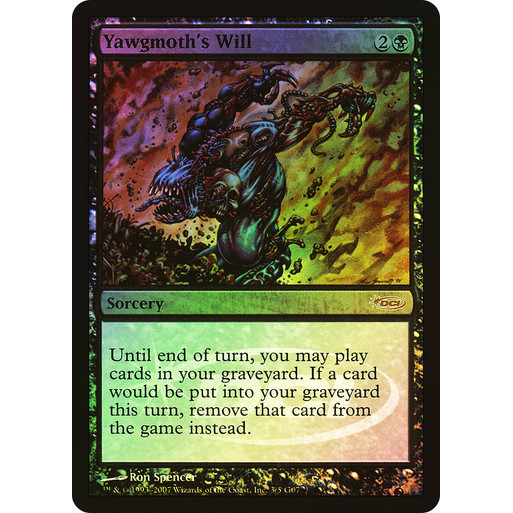 การ์ด EDH PlayTest - Yawgmoths Will (สีดํา)