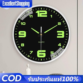 นาฬิกาแขวนควอตซ์ หรูหรา นาฬิกาแขวนเรืองแสงทรงกลมพลาสติกตกแต่…