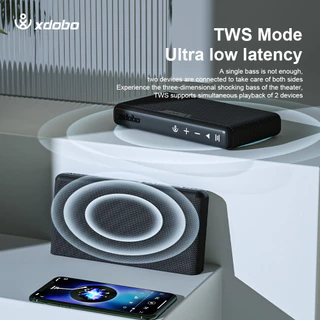 XDOBO X8 AIR 10W ลําโพงบลูทูธกลางแจ้งแบบพกพาน้ําหนักเบา TWS สเตอริโอซับวูฟเฟอร์กล่องเสียงรองรับ Type-c AUX