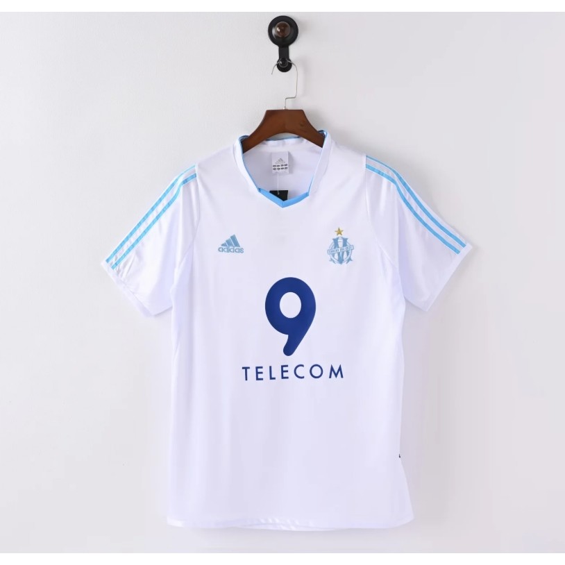 เสื้อฟุตบอลแขนสั้น Retro 02-03 Marseille คุณภาพสูง