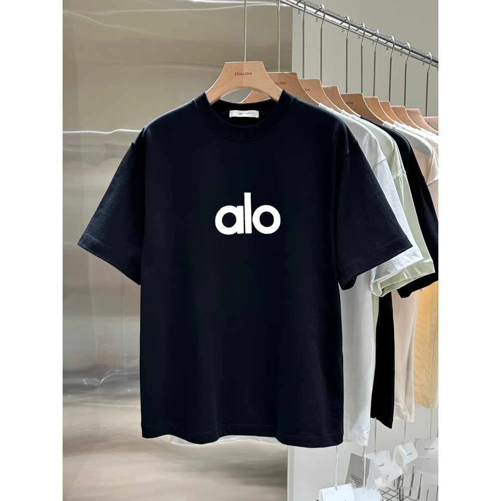 เสื้อกีฬาผ้าฝ้ายสำหรับผู้ชาย สไตล์หลวม แขนสั้น