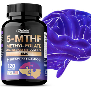 B-Complex & Methylfolate Capsules, วิตามิน B2, B12 & Folate,…