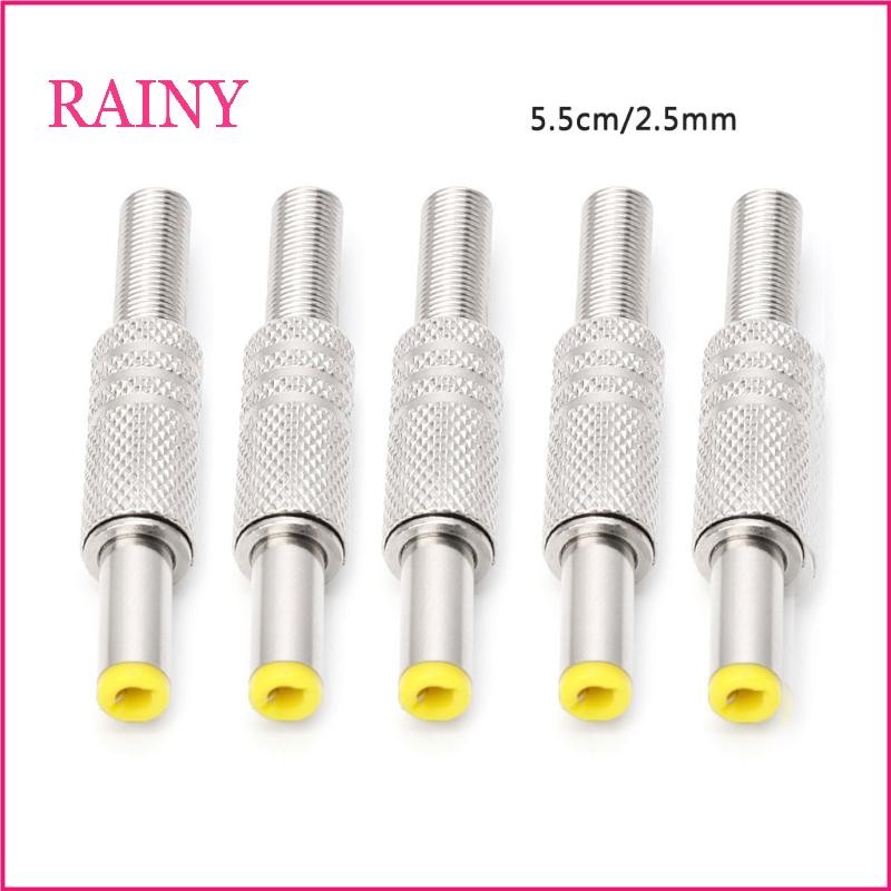 RAINY สําหรับ Media Player MP3 MP4 Player หมายเหตุหนังสือ 5 5x2 5 มม.DC Power Jack ปลั๊กชาย